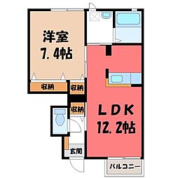 間取図画像 1LDK
