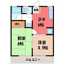 間取図画像 2DK