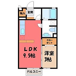間取図画像 1LDK