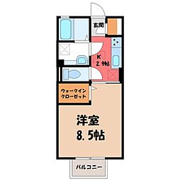 間取図画像 1K