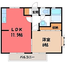 間取図画像 1LDK