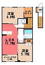 仮)宇都宮市下栗新築アパート 2階