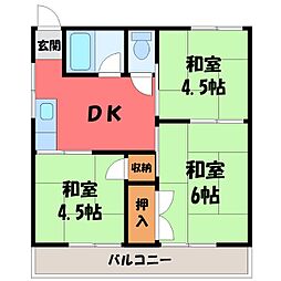 アクツハイツ I 2階
