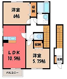 ヴューテラス A 2階/-