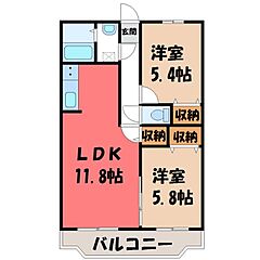 物件の間取り