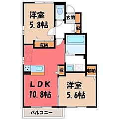 物件の間取り