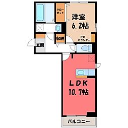 フォンテーヌ 2階/-