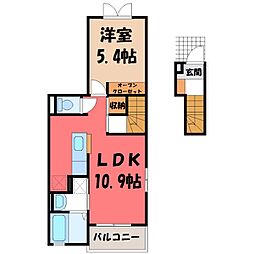 ガーデン クレール III 2階