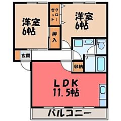 物件の間取り