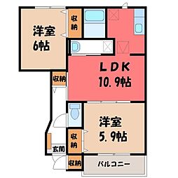 バーシアフリー B 1階/-