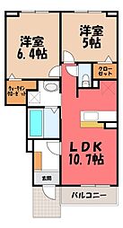 中萩1丁目アパート A 1階
