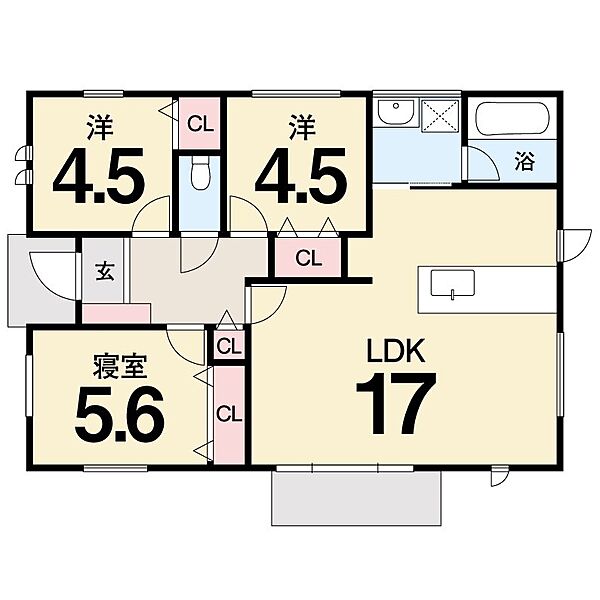 間取りを拡大表示