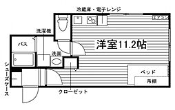 (仮称)Uni E'terna 札幌N20 ワンルームの間取図画像