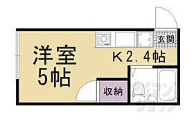 京都府京都市山科区上花山坂尻（賃貸アパート1K・2階・14.50㎡） その2