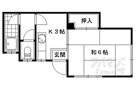 京都府京都市山科区勧修寺本堂山町（賃貸マンション1K・1階・18.00㎡） その2