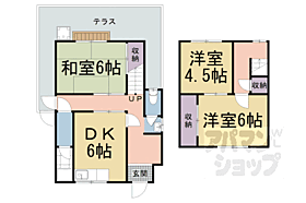 京都府京都市山科区四ノ宮岩久保町（賃貸一戸建3DK・--・59.13㎡） その2