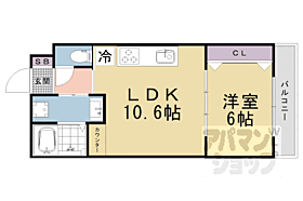 京都府京都市山科区椥辻西浦町（賃貸マンション1LDK・5階・37.84㎡） その2