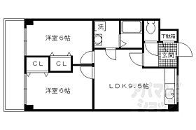 パルティール11 302 ｜ 京都府京都市伏見区淀美豆町（賃貸マンション2LDK・3階・48.85㎡） その2