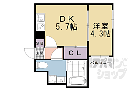 京都府京都市山科区厨子奥矢倉町（賃貸マンション1DK・3階・25.15㎡） その2