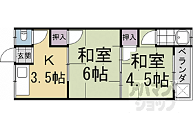 京都府京都市山科区川田中畑町（賃貸アパート2LDK・2階・55.00㎡） その2