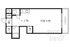 フレーヴァー深草II 503 ｜ 京都府京都市伏見区深草西浦町1丁目（賃貸マンション1K・5階・22.00㎡） その2