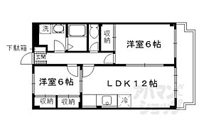 メゾン・ド・ブラン 503 ｜ 京都府京都市伏見区下鳥羽北円面田町（賃貸マンション2LDK・5階・55.84㎡） その2