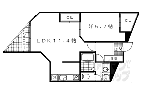 京都府京都市山科区大宅五反畑町（賃貸マンション1LDK・1階・52.10㎡） その2