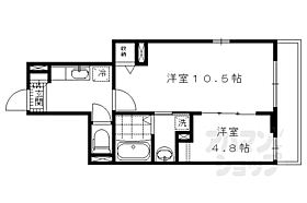 カーサアルドーレI 101 ｜ 京都府京都市伏見区深草大亀谷東久宝寺町（賃貸アパート1LDK・1階・40.29㎡） その2