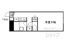 Ｃａｓｔｅｌｌｏ 209 1階1Kの間取り