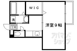 ベル・エキップ 1階1Kの間取り