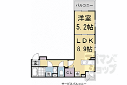ＦｏｒｚａＤＫIII 3階1LDKの間取り