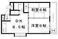 アビタシオン南桃山2階6.0万円