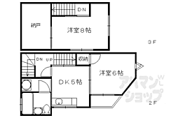 新町12丁目貸家 2SDKの間取り