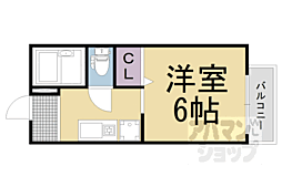 JR東海道・山陽本線 長岡京駅 徒歩7分の賃貸アパート 2階1Kの間取り