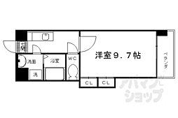 メゾン・フェアリー 2階1Kの間取り