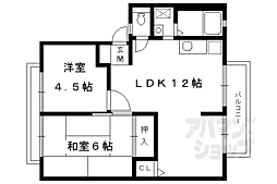 グリーンヒルセイジュ 2LDKの間取図画像