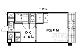 アネックスオオクボ 1DKの間取図画像