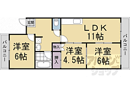 ドルミ高矢 3LDKの間取図画像