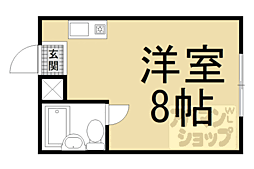 アクシス宮越 ワンルームの間取図画像