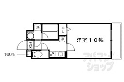 コンフォールドミールK 1Kの間取図画像