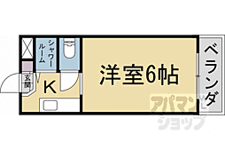 グラフィーネ向島 1Kの間取図画像