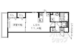 ロータス 1LDKの間取図画像