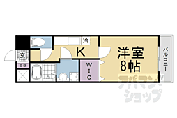 Maison・Belong 1Kの間取図画像