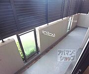 東向きのベランダです。