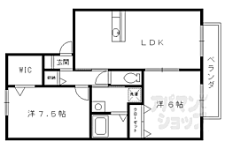 ディアコートつかせ 2LDKの間取図画像