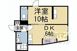 ハイツ純豊 1LDKの間取図画像