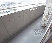 南向きバルコニー。