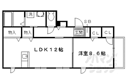 SOMNIUM藤森 1LDKの間取図画像