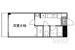 アルカサール成町 1Kの間取図画像