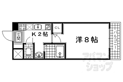 S.COKUBO 1Kの間取図画像
